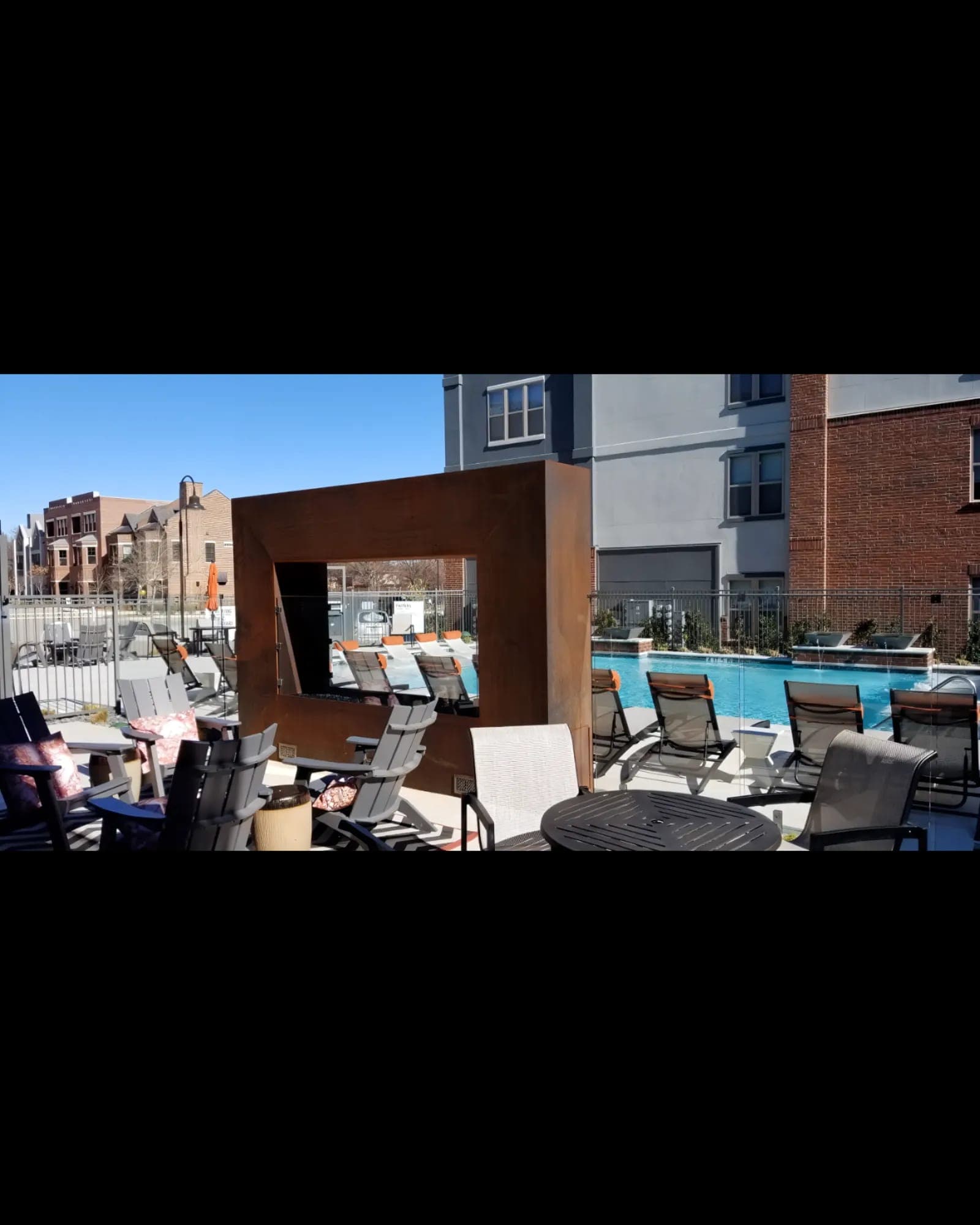 Corten steel fabrication, additional view