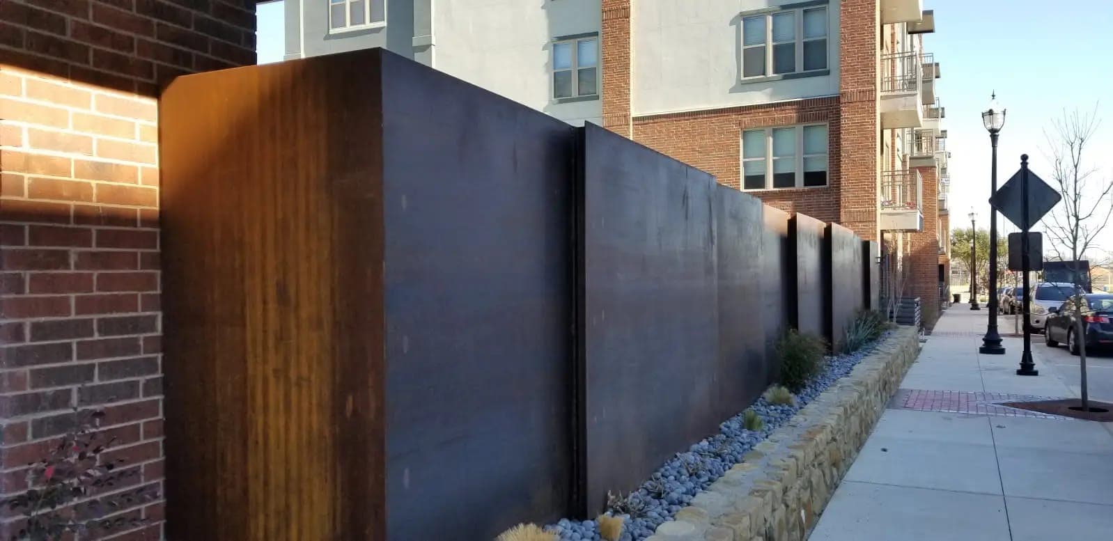 Welding and metal fabrication project, on-site photo